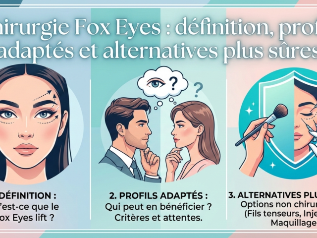 Chirurgie Fox Eyes : définition, profils adaptés et alternatives plus sûres