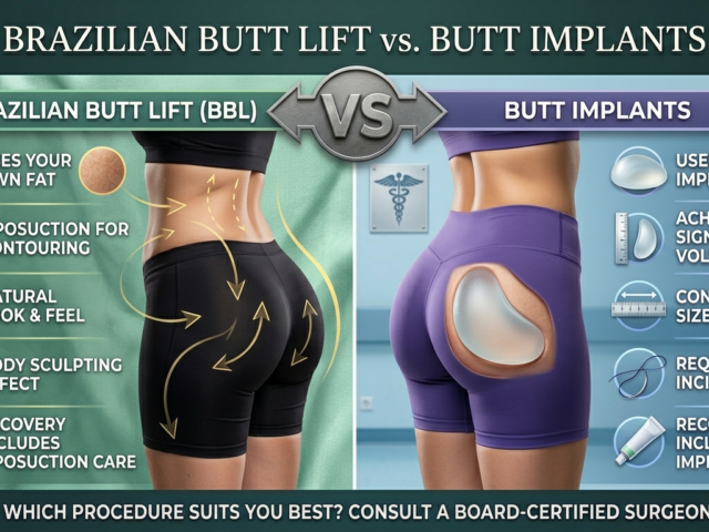 Brazilian Butt Lift vs. Butt Implants: Which Procedure Suits You Best?